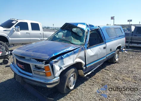 1997 GMC Sierra C1500 из США, поврежденный, VIN 1GTEC14RXVZ524240
